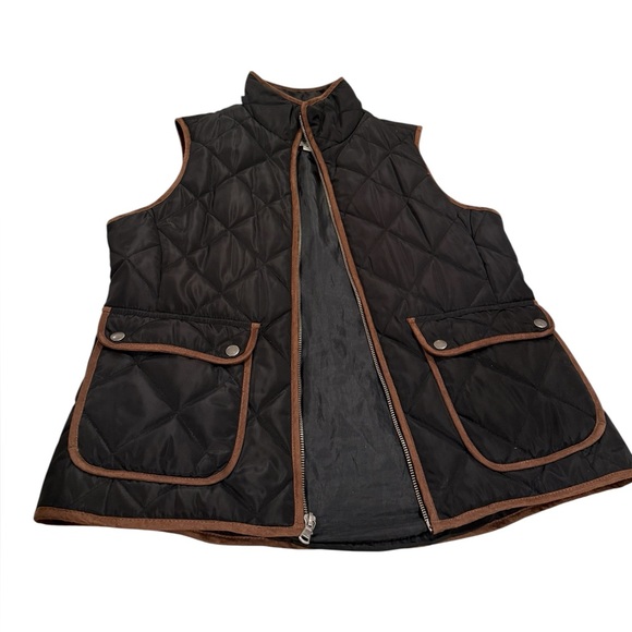 🩵5/$25🩵 G.H. Bass & Co. Black Quilted Vest - Picture 8 of 11